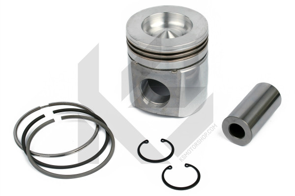 3800320, Complete piston with rings and pin, NON OE, Cummins CPL 2229 2238 2239 2298 2481 2695 2892 8056 8151 8152 8264 8367 8375, 2253754, 225-3754, 3800320, 3802538, 3920692, 3934046, 3943367, 87775941, J800320