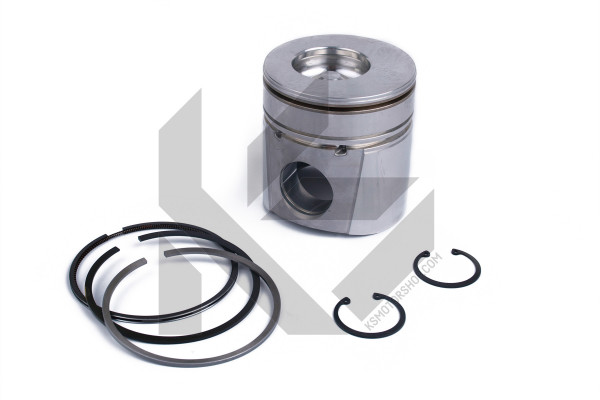 Complete piston with rings and pin - 3802747 NON OE - 224-3323, 3802421, 3802747