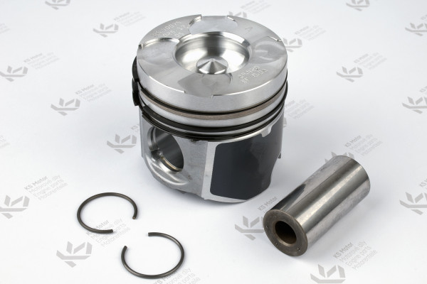 Piston with rings and pin - 40079620 KOLBENSCHMIDT - 87-137507-10, 87-887307-02
