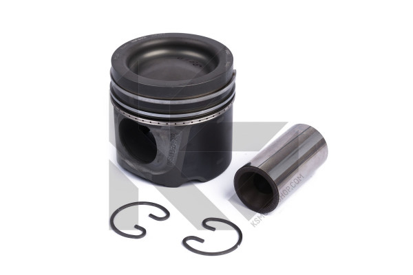 40332620, Piston with rings and pin, KOLBENSCHMIDT, Mercedes Benz Atego Axor Conecto Econic Tourino Integro Intouro Unimog OM924.922 OM924.923 OM926.919 OM926.934 OM926.937 OM926.939 2004+, A9260303918, A9260305717, 9260303918, 9260307417, A9260307417, 9260305717