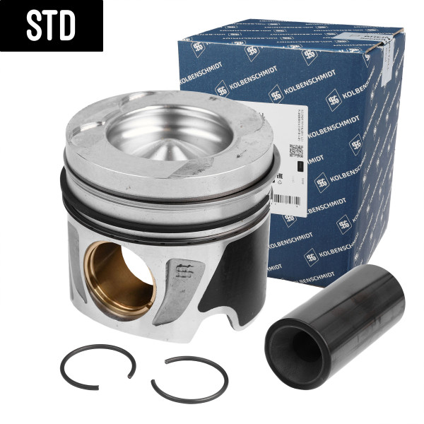 40776600, Piston, Complete piston with rings and pin, KOLBENSCHMIDT, Mercedes-Benz C-Class E-Class Viano Vito CLS SLK GLE GLK Sprinter OM651.911→913 OM651.915/924/925/940 OM651.955→957/960/961/980 2010+, 6510300417, 6510300917, 6510301017, 6510303317, A6510300417, A6510300917, A6510301017, A6510303317, 87-433400-10