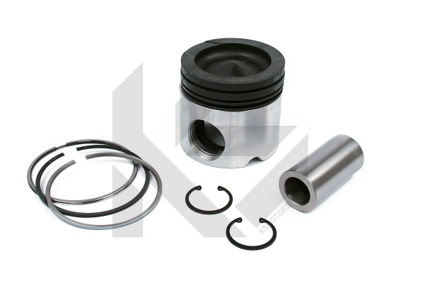 4089963, Complete piston with rings and pin, NON OE, Daf PX9-370/380/400/450 New Holland Euro6 Cummins QSL9* ISL9* CPL 400/401/422/423/1404/1731/1739/1754/1793/8547, 183PI91213T00, 2253788, 225-3788, 3920692, 3950549, 3966721, 4089644, 4089963, 4941393, 4945337