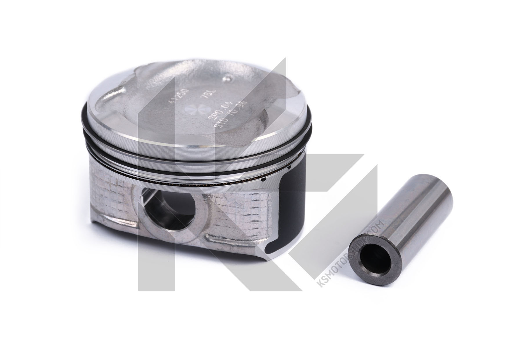 Piston with rings and pin 41250610 KOLBENSCHMIDT 71075