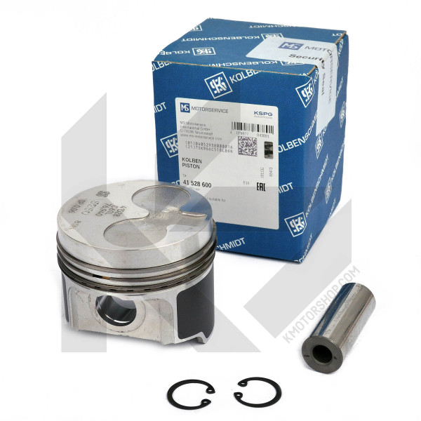 41528620, Piston with rings and pin, KOLBENSCHMIDT, JCB Perkins 403A-11* 403D-11* 403F-11* 404C-15* 404D-15* 