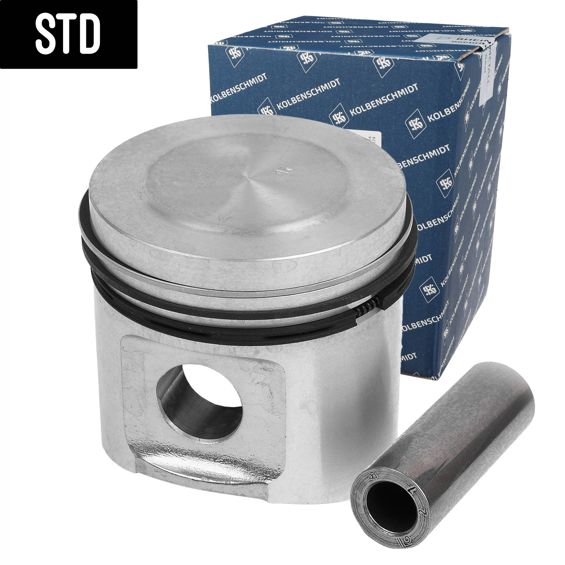 Complete piston with rings and pin - 92177600 KOLBENSCHMIDT  