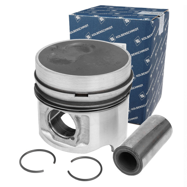 93378600, Complete piston with rings and pin, KOLBENSCHMIDT