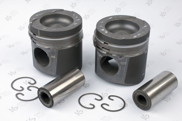 Piston with rings and pin - 94395600 KOLBENSCHMIDT - 51.02511-7282, 51.02511-7279, 2281410