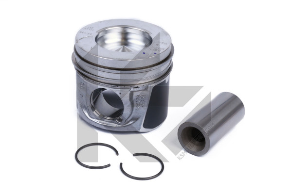 Piston with rings and pin - 97504620 KOLBENSCHMIDT - 021PI00116002, 87-435207-00