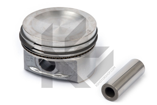 Piston with rings and pin - 99455620 KOLBENSCHMIDT - 0039402