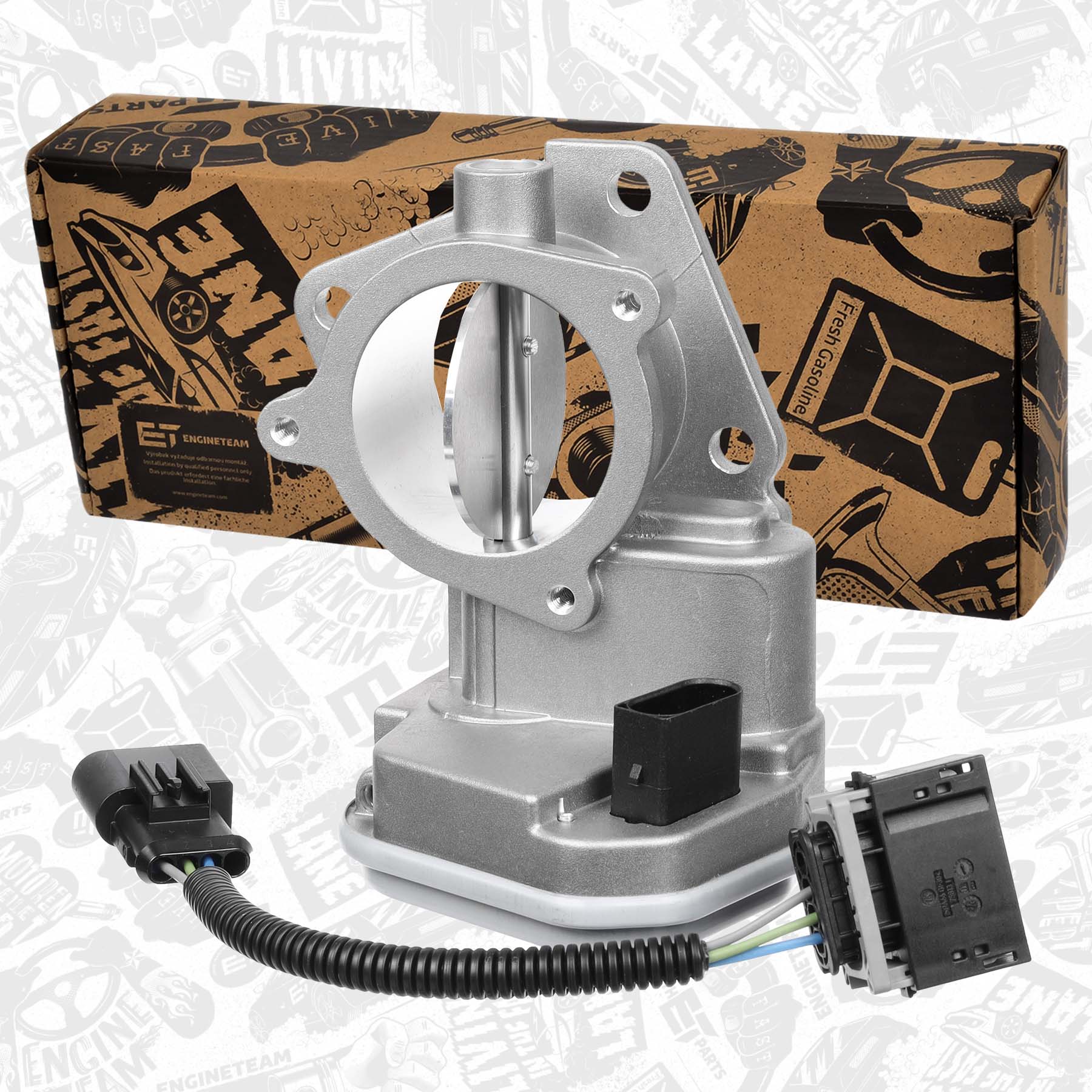 Throttle Body + cable ED0008VR1 ET 163638, 504105594