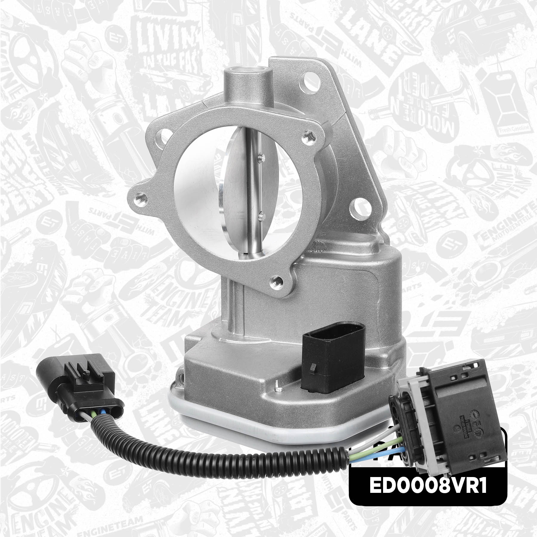 Throttle Body + cable ED0008VR1 ET 163638, 504105594