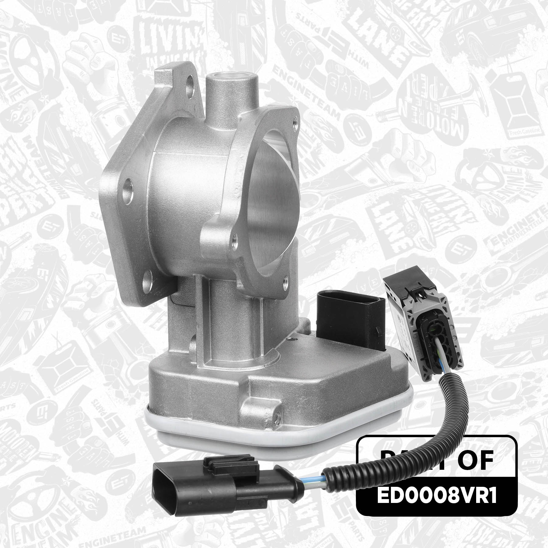 Throttle Body + cable ED0008VR1 ET 163638, 504105594