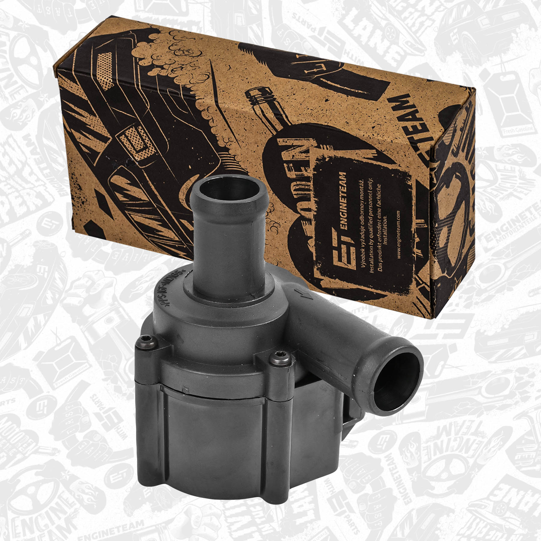 Water Recirculation Pump, parking heater ED0112 ET ENGINETEAM