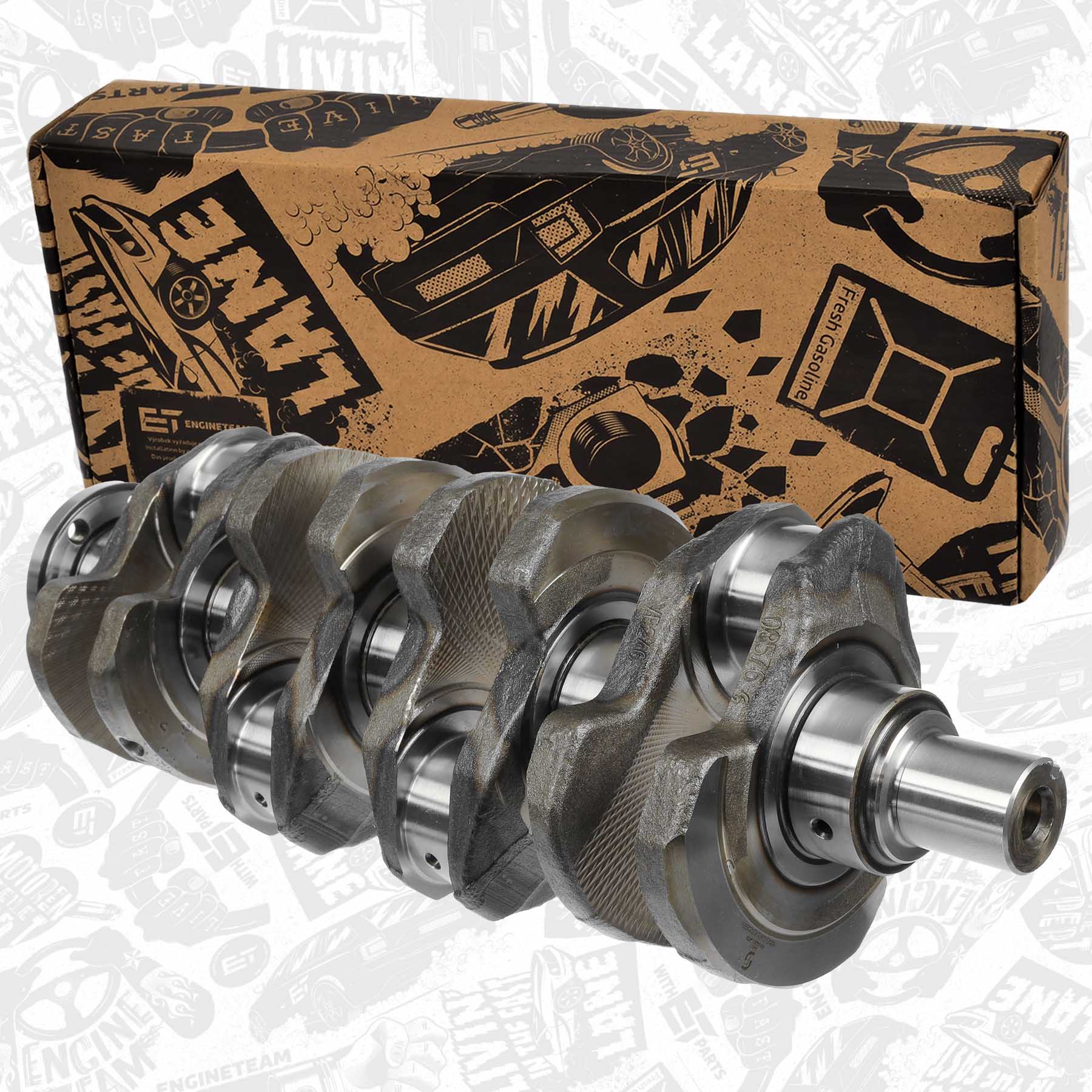 Crankshaft - HK0165 ET ENGINETEAM - 8200314795, 8200590738