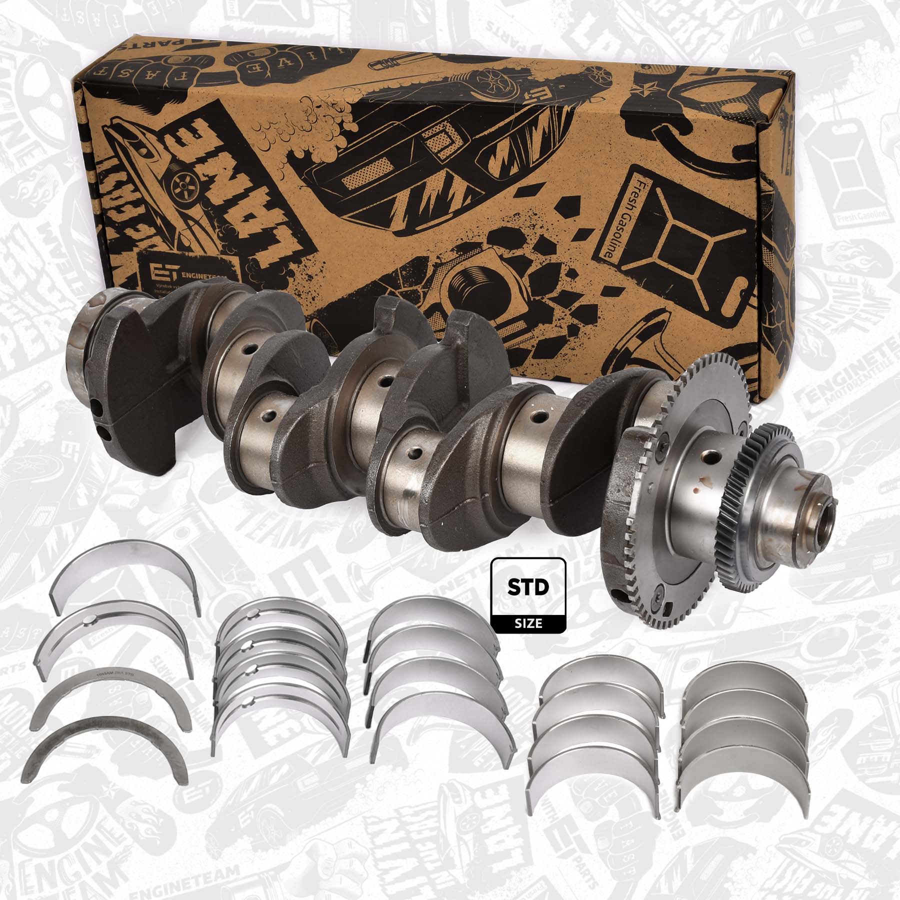 Crankshaft kit HK0206VR1 ET 5801846065, 5801846068, 500086037 K