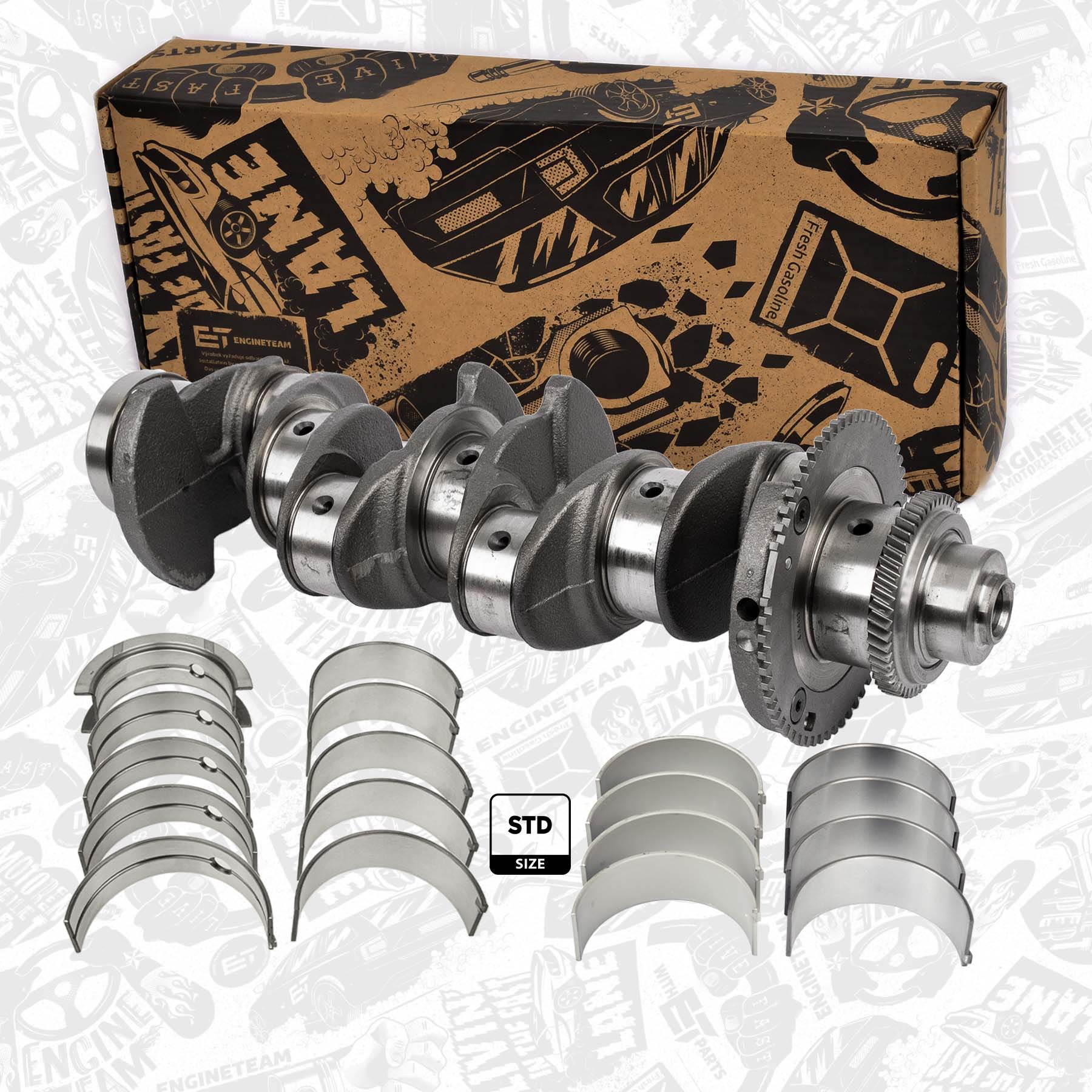 Crankshaft kit HK0208VR1 ET 5801767647, 504387823
