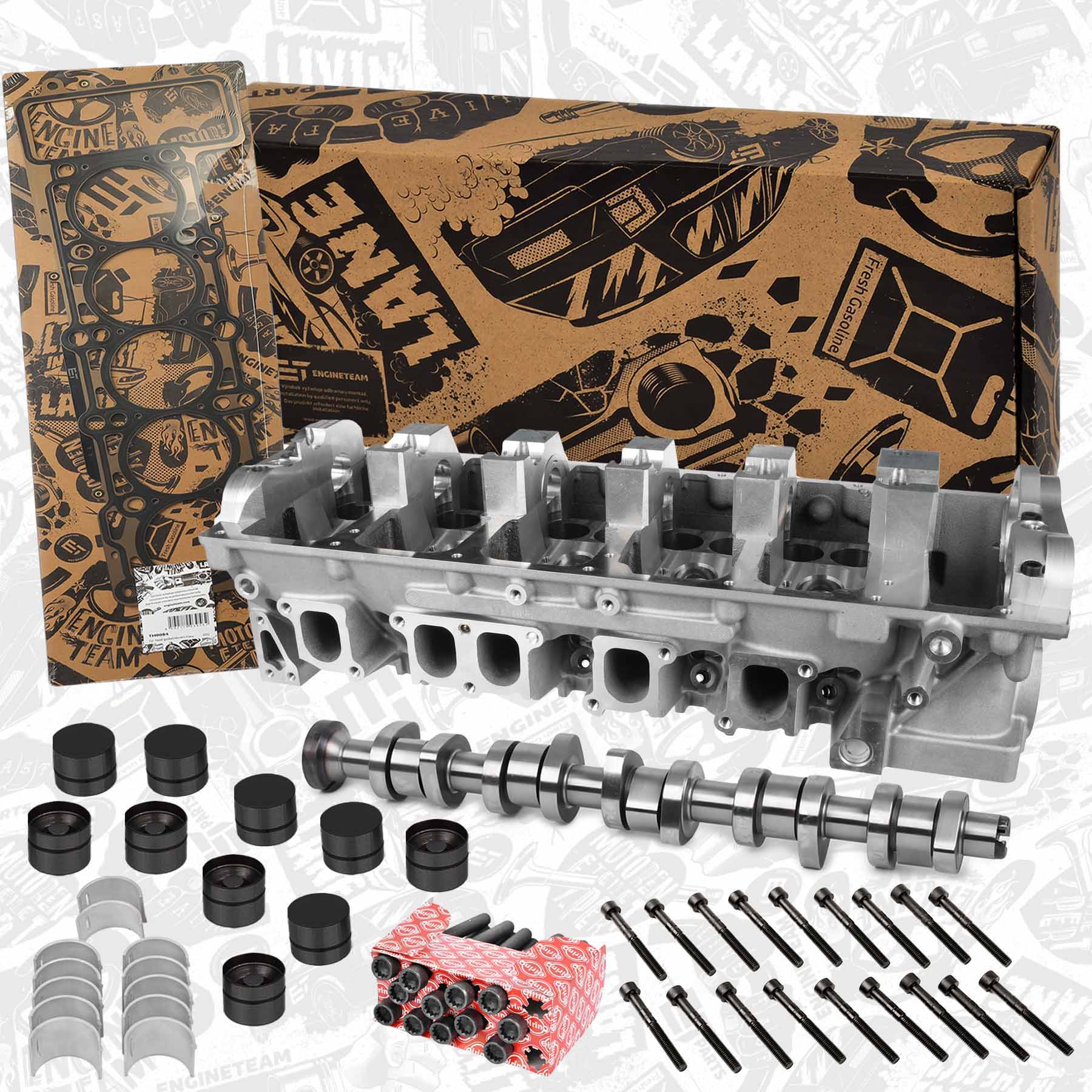 Cylinder Head set HL0085VR2 ET 070103063D, 070103063K