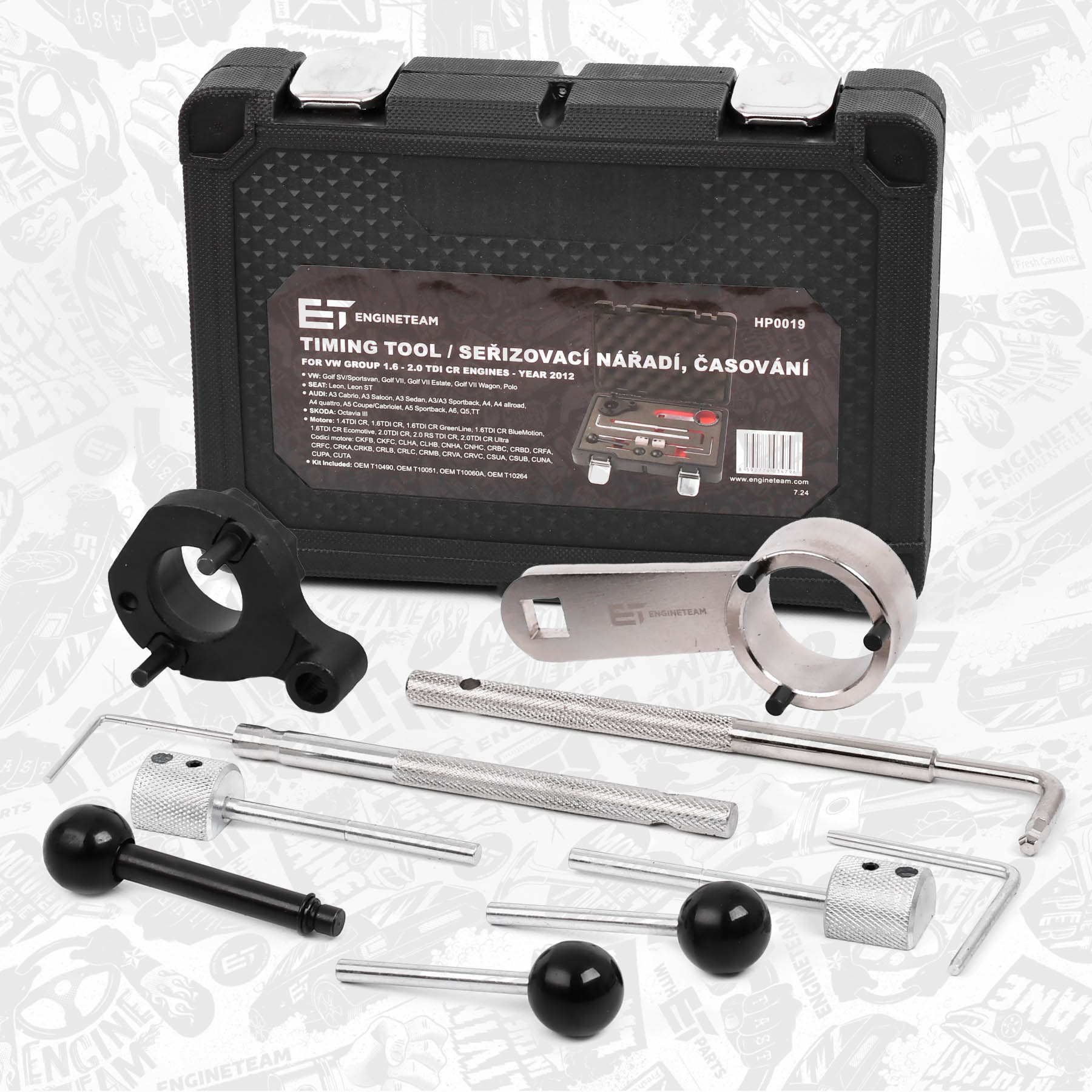Kit d'outils de calage moteur for Audi VW Seat Skoda 1.6 2.0 TDI T40098  T10264