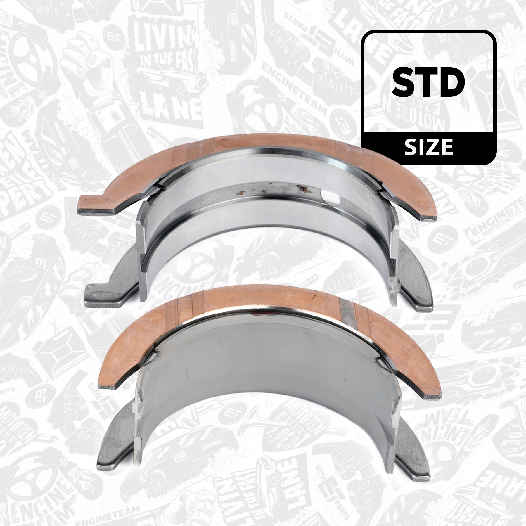 Thrust Washer, crankshaft - LA000200 ET ENGINETEAM - 2991507  