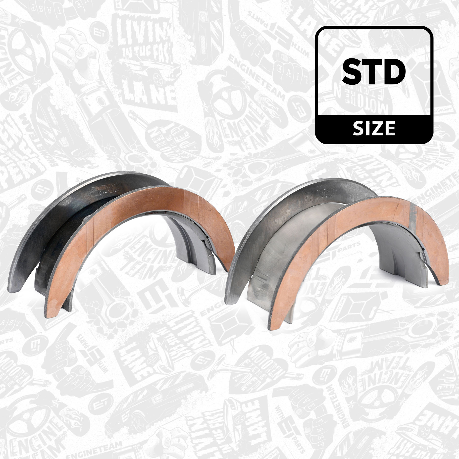 Thrust Washer, crankshaft - LA000200 ET ENGINETEAM - 2991507 
