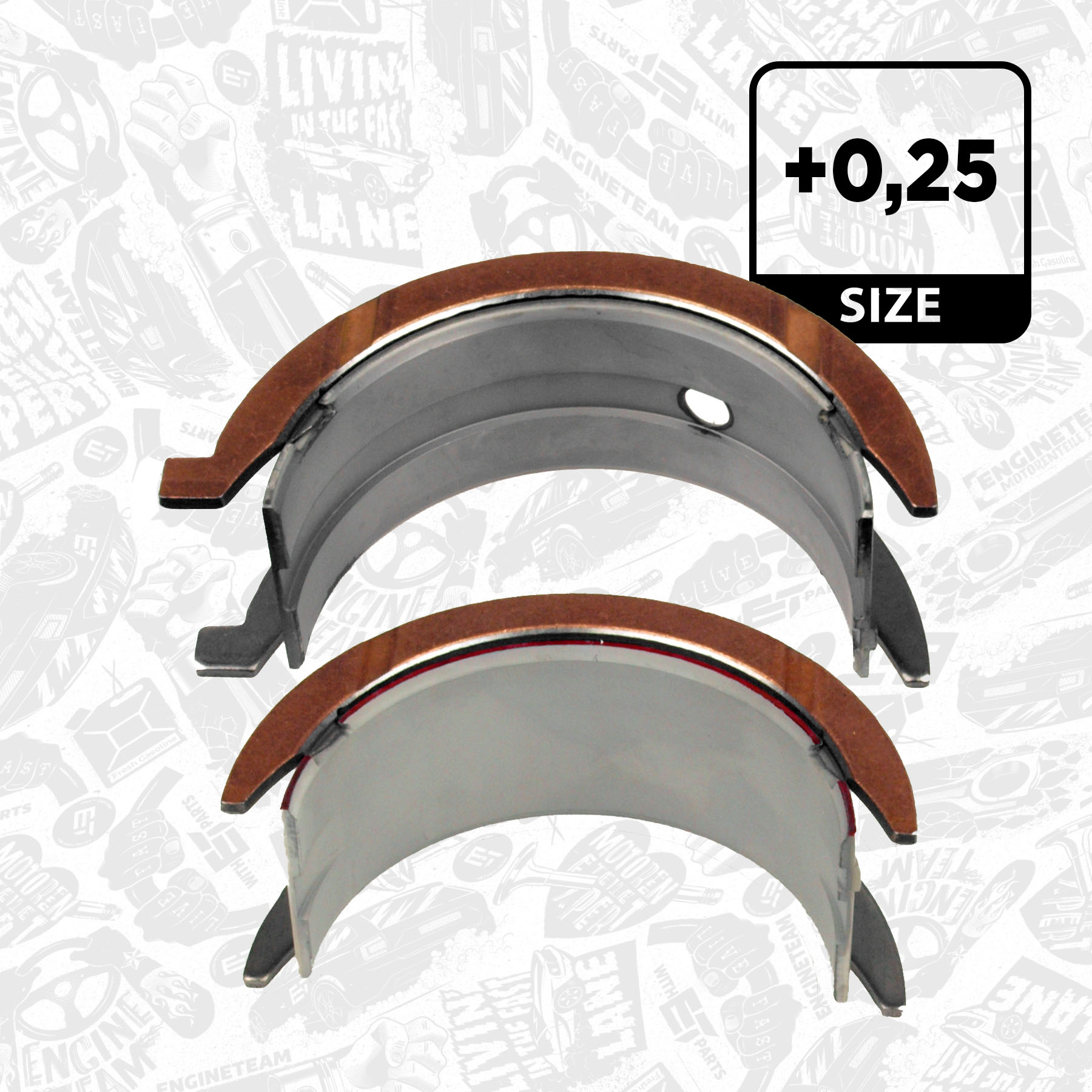 Thrust Washer, crankshaft LA000325 ET 2991841, 230000