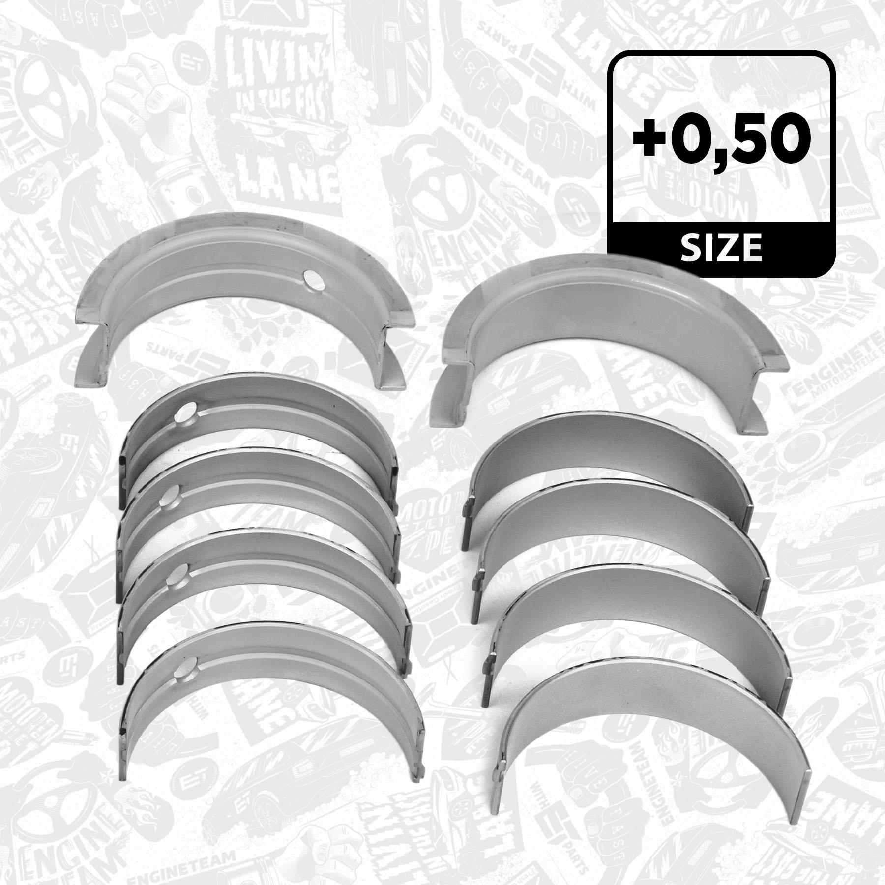 Crankshaft Bearing Set LH001350 ET 77884620, 60200320