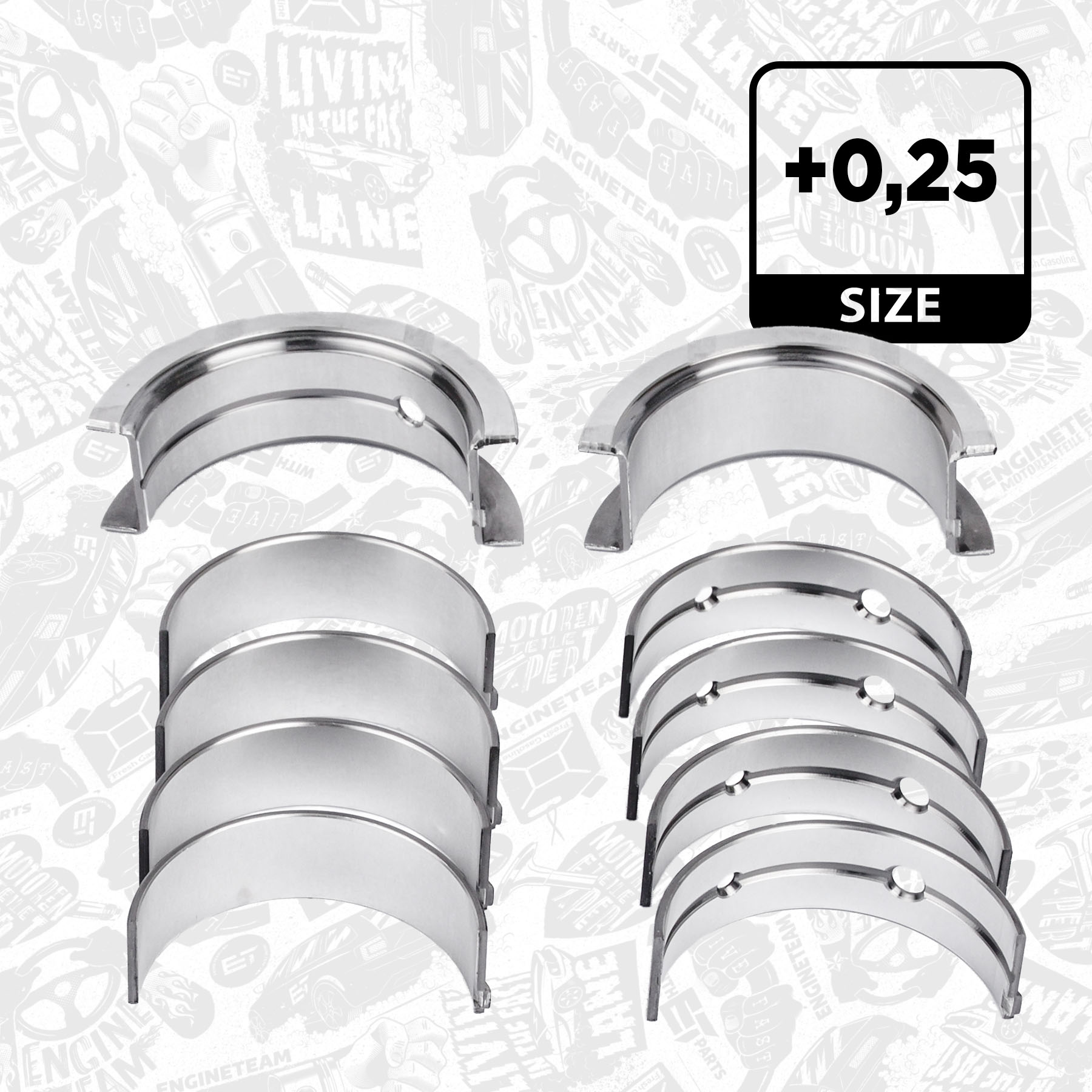 Crankshaft Bearing Set LH002125 ET 402414254, MK7276A