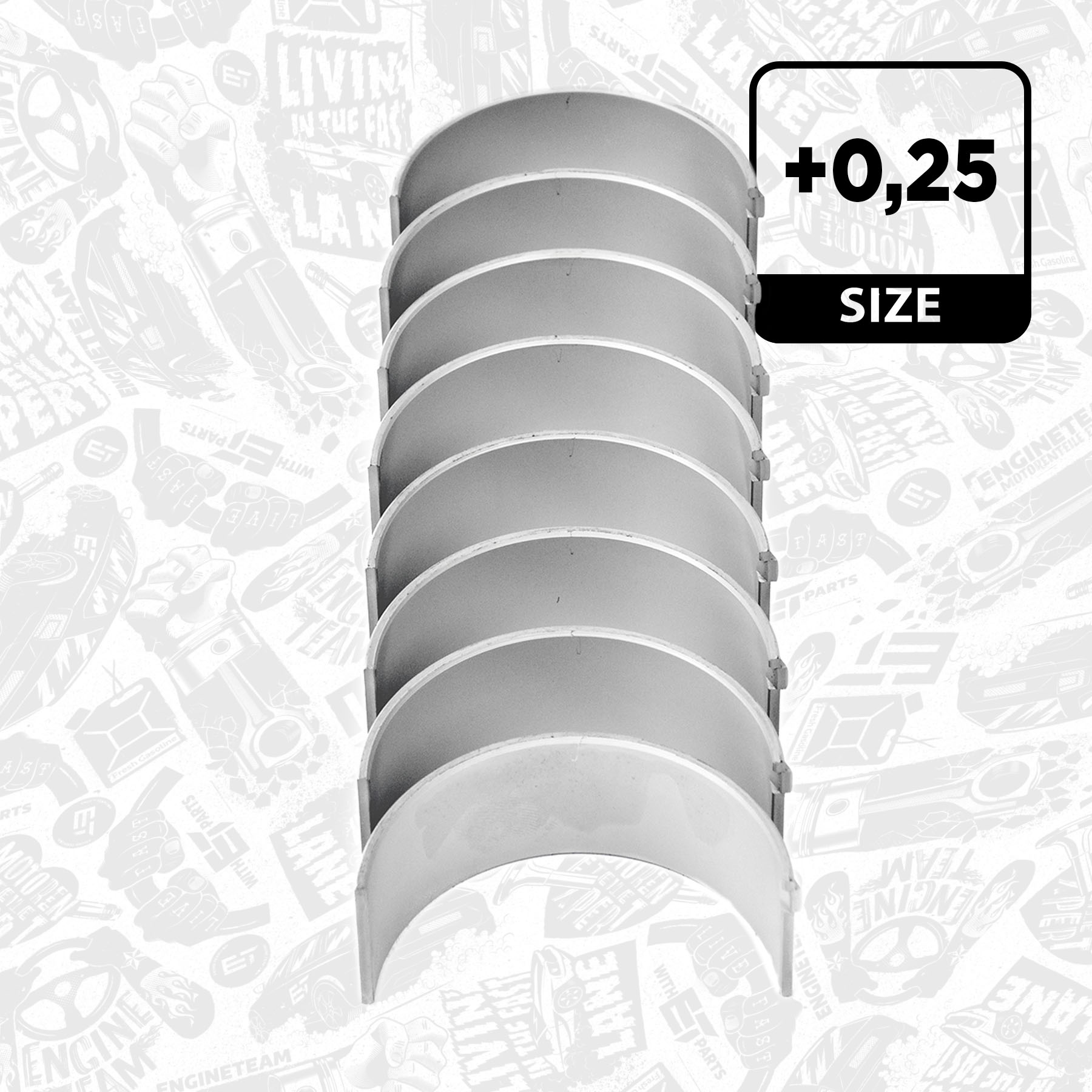 Big End Bearings LP001225 ET 77155610, 840361, 612054