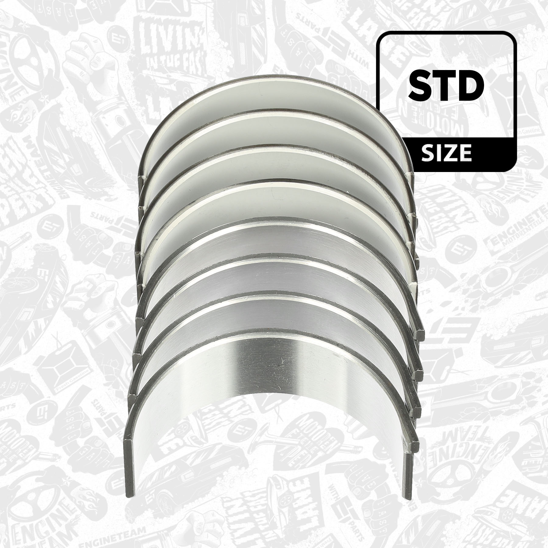 ET ENGINETEAM BS0004 Motorblöcke - 8-teilig Für VW & Audi TDI Motoren