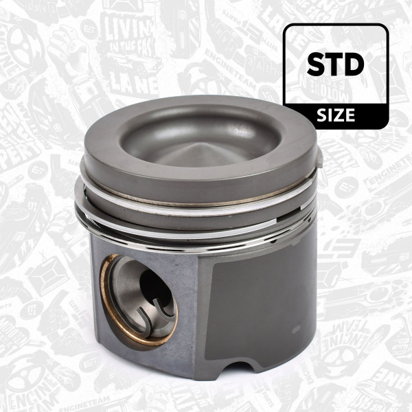 PM003900, Piston, Complete piston with rings and pin, ET ENGINETEAM, Mercedes-Benz Truck & Bus Actros MP2/MP3 Tourismo(O350) Travego(O580) Setra Bus ComfortClass TopClass OM540* OM541* OM542* OM941* OM942* Euro3/4/5 2003+, 5410304117, 5410304217, 0046700, 010320540000, 40310600, 858430, 87-420900-00, 01032054000, 4420370017, 5410300624, 5410304017, 5410304917, 5410305017, 5410305117, 5410371118, 858430MEC, A4420370017, A5410300624, A5410304017, A5410304117, A5410304217, A5410304917, A5410305017, A5410305117, A5410371118