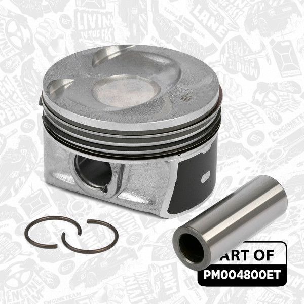 Kolbensatz TSI 4 Kolben Von Kolbenschmidt – 76,51mm STD Für VW/Audi/Seat/Skoda 1,4 TSI 16V Simson S50 Kolben