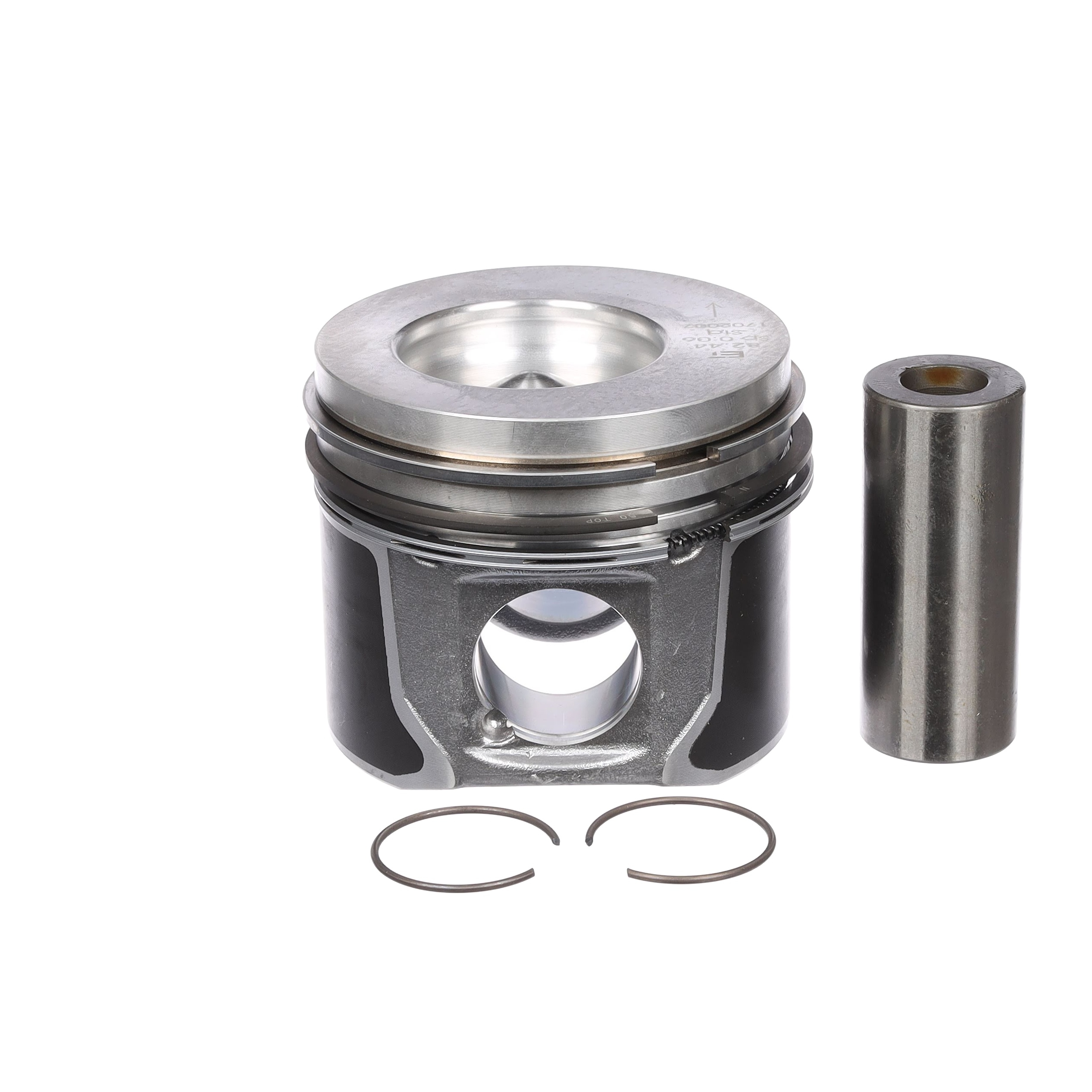 Piston with rings and pin - PM006250 ET ENGINETEAM - 87-437007-10 