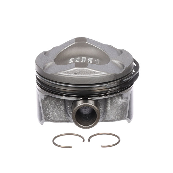 Piston with rings and pin - PM008550 ET ENGINETEAM - 857025