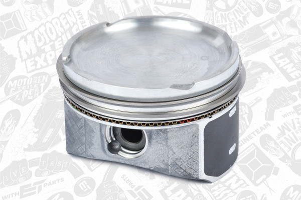 Piston with rings and pin - PM008600 ET ENGINETEAM - 03E107065Q, 03E107103P, 40795600