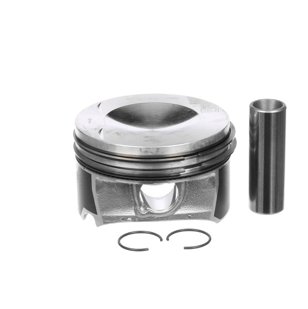 Piston with rings and pin - PM008700 ET ENGINETEAM - 06D107066AA, 06D107066AB, 06D107066C