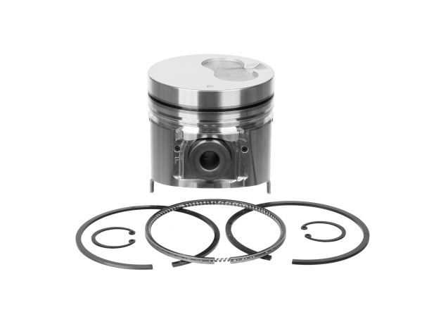Piston with rings and pin - PM013500 ET ENGINETEAM - 4945016, 4944474, 4945017
