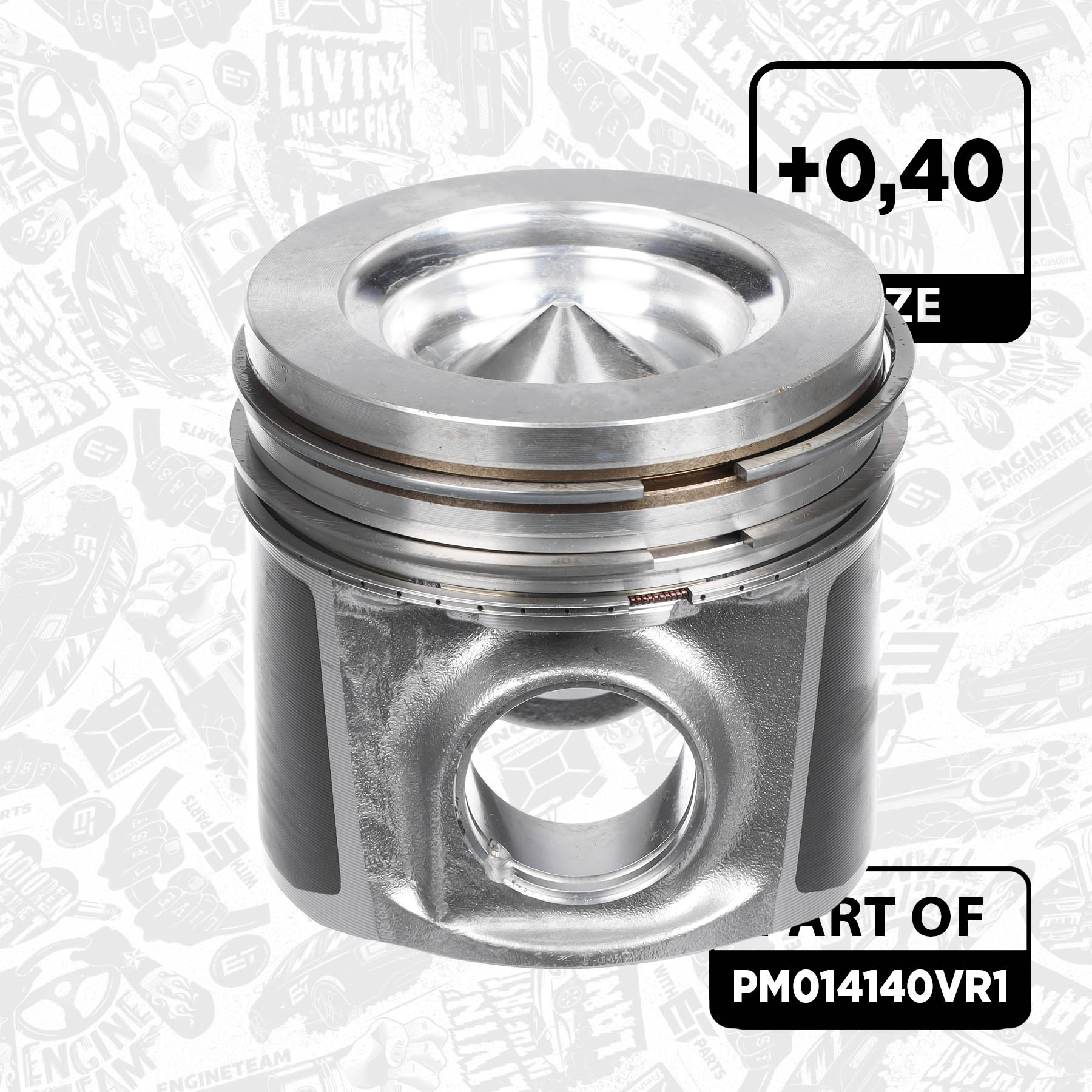 Motor-Reparatursatz 52,4mm Zylinderkolben Für 110cc Und 125cc Motorräder - Komplettset Für Motorüberholung