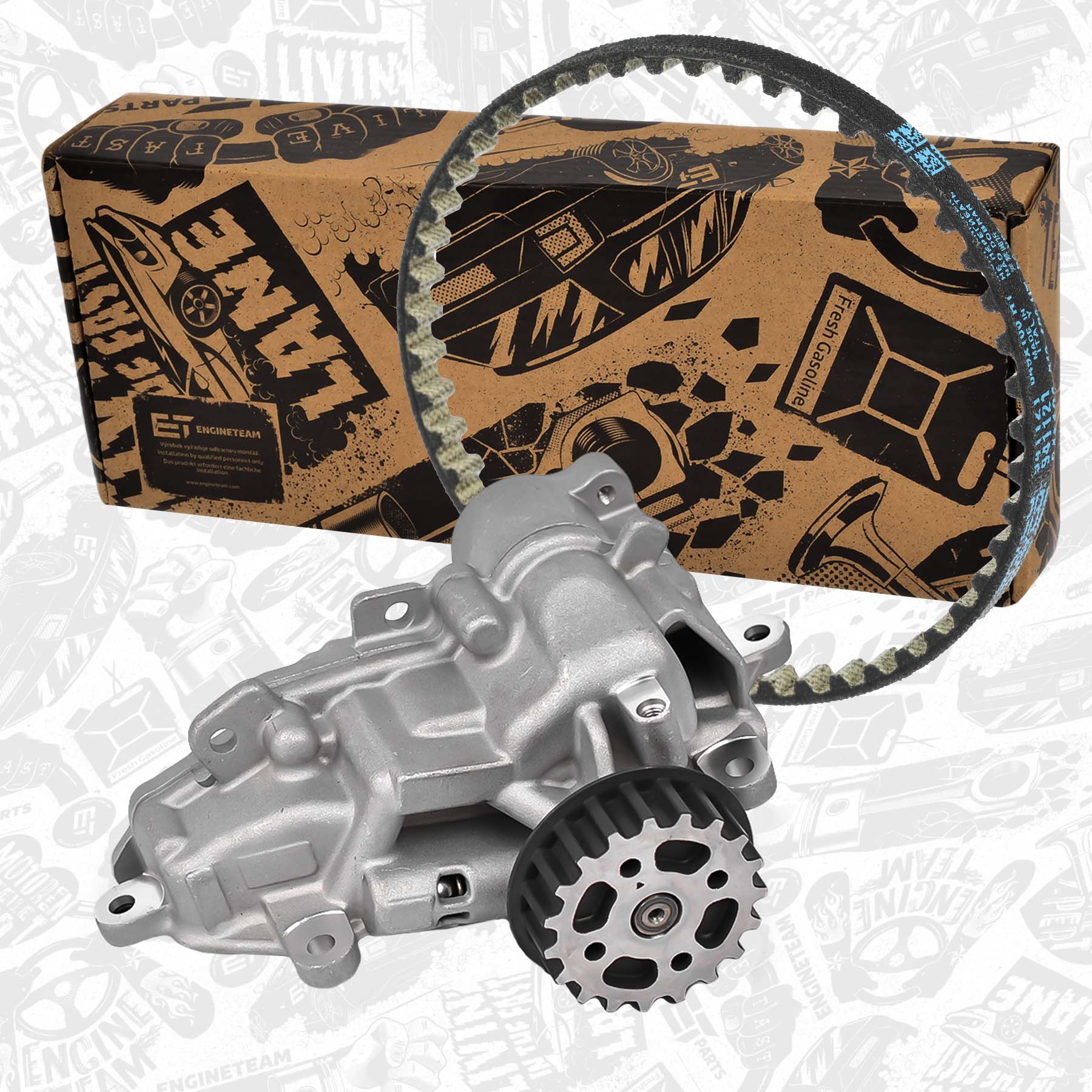 Oil Pump + timing Belt PU0137VR1 ET 2007926, 2039482