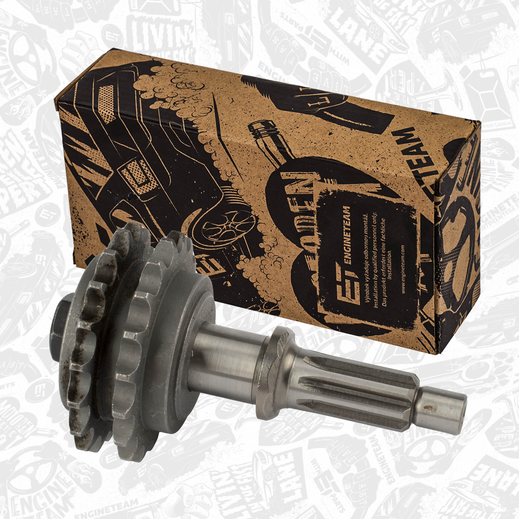 Sprocket/Gear, oil pump PU0140 ET K