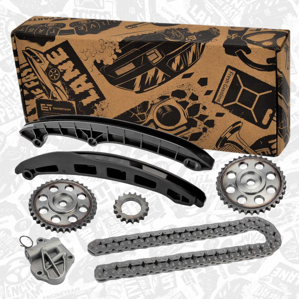 RS0045, Timing Chain Kit, Timing chain kit, ET ENGINETEAM, Skoda Fabia Roomster, VW Polo, Seat Ibiza 1,2i 12V CGPA CGPB CGPC 2008+, 03C109158A, 03C109158, 03C109158B, 03E109507AE, 03C109469K, 03C109469L, 03C109469J, 03C109509P, 03E109571D, 03E105209S