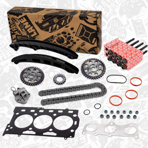 RS0045VR1, Timing Chain Kit, Timing chain kit, ET ENGINETEAM, Skoda Fabia Roomster, VW Polo, Seat Ibiza 1,2i 12V CGPA CGPB CGPC 2008+, 03C109158A, 03C109158, 03C109158B, 03E109507AE, 03C109469K, 03C109469L, 03C109469J, 03C109509P, 03E109571D, 03E105209S, 036103384B, 03E103383H, 036109675A, 03E253039A, 03E129717B, N90951301, 03E253039, 057109675