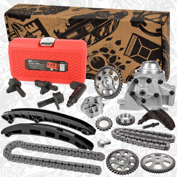 RS0045VR12, Timing Chain Kit, ET ENGINETEAM, Skoda Seat VW Ibiza Toledo Fabia Rapid Roomster Polo 1,2 CGPA 2008+, 03C109158A, 03C109158, 03C109158B, 03E109507AE, 03C109469K, 03C109469L, 03C109469J, 03C109509P, 03E109571D, 03E105209S, 03E115225, 03E109507AA, 03E105209N, 03E115121E, 03E109511A, 03D115105D, 03D115105E, 03D115105F, 03D115105G, N10155906, T10120, T10121, T10123