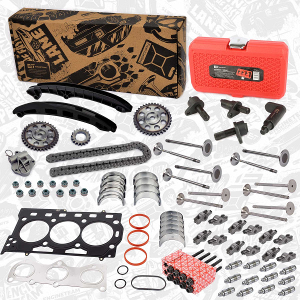 RS0045VR9, Timing Chain Kit, ET ENGINETEAM, Skoda Fabia Roomster, VW Polo, Seat Ibiza 1,2i 12V CGPA CGPB CGPC 2008+, 03C109158A, 03C109158, 03C109158B, 03E109507AE, 03C109469K, 03C109469L, 03C109469J, 03C109509P, 03E109571D, 03E105209S, 036103384B, 036109611K, 036109611AE, 036109601S, 036109601AD, 036109601AK, 036109601AL, 03C109601J, 030109423, 030109423A, 03109423A, 036109411, 036109411C, 036109411D, 036105701AE, 036105701AF, 036105701AG, 036105701AH, 036105701AJ, 03F105701B