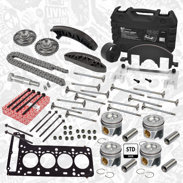 RS0055VR8, Timing Chain Kit, Timing chain kit, ET ENGINETEAM, Mercedes Vito Sprinter 2,2Cdi OM651 2012+, 6510520001, A6510520100, 6510520000, 6510500016, 6510500000, 6510500011, 6510500100, 6510500700, 6510500800, 9938276, 0009938276, 9939676, 0009939676, 6510160500, A6510160569, A6510160469, 6510500127, 6510530101, A6510300417, A6510300917, A6510301017, A6510303317, 6510300417, 6510300917, 6510301017, 6510303317, 0000534558, 0000534658, 0000534758, 0000535158