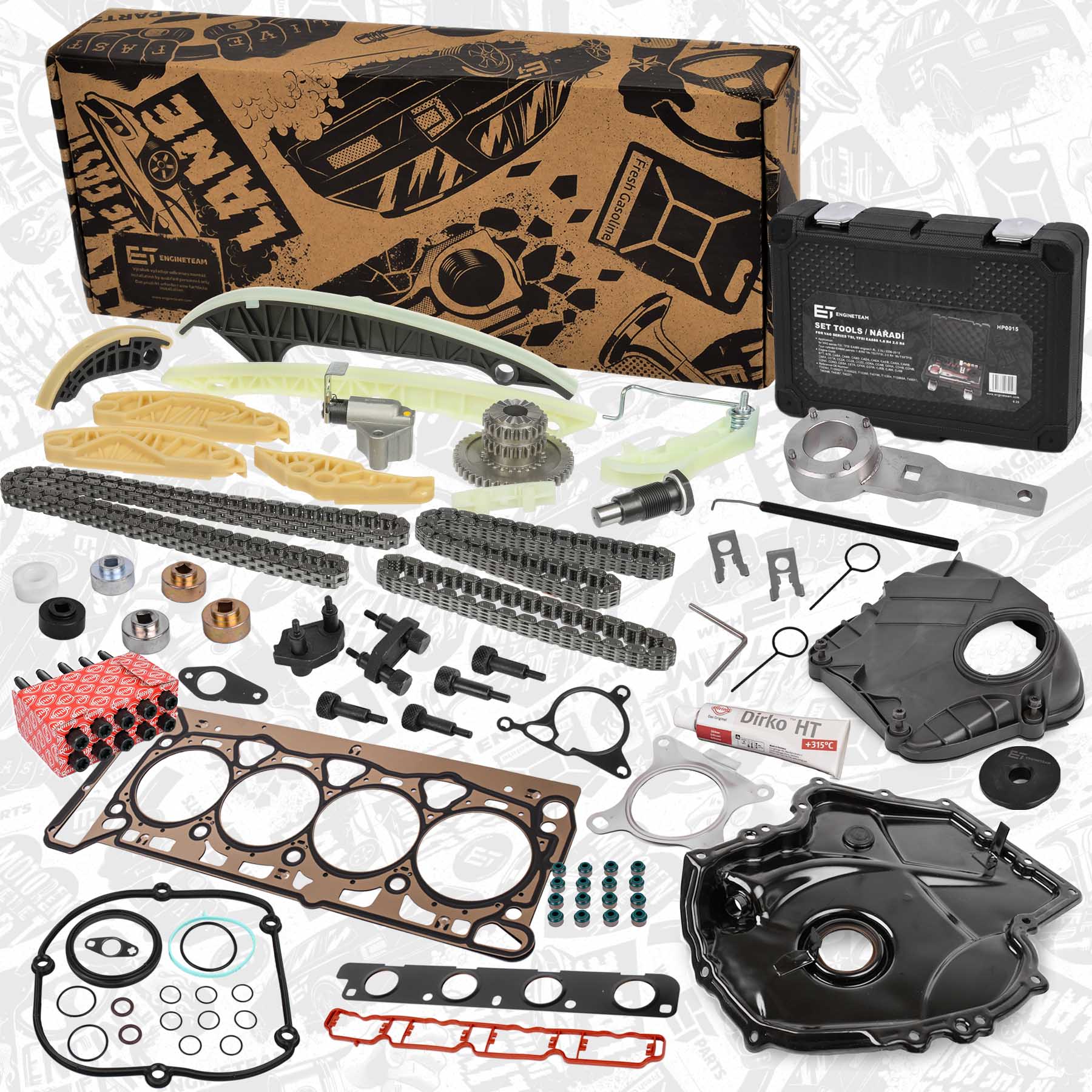 Timing Chain Kit RS0069VR4 ET 06H109158, 06H109158J, 06H109158M K