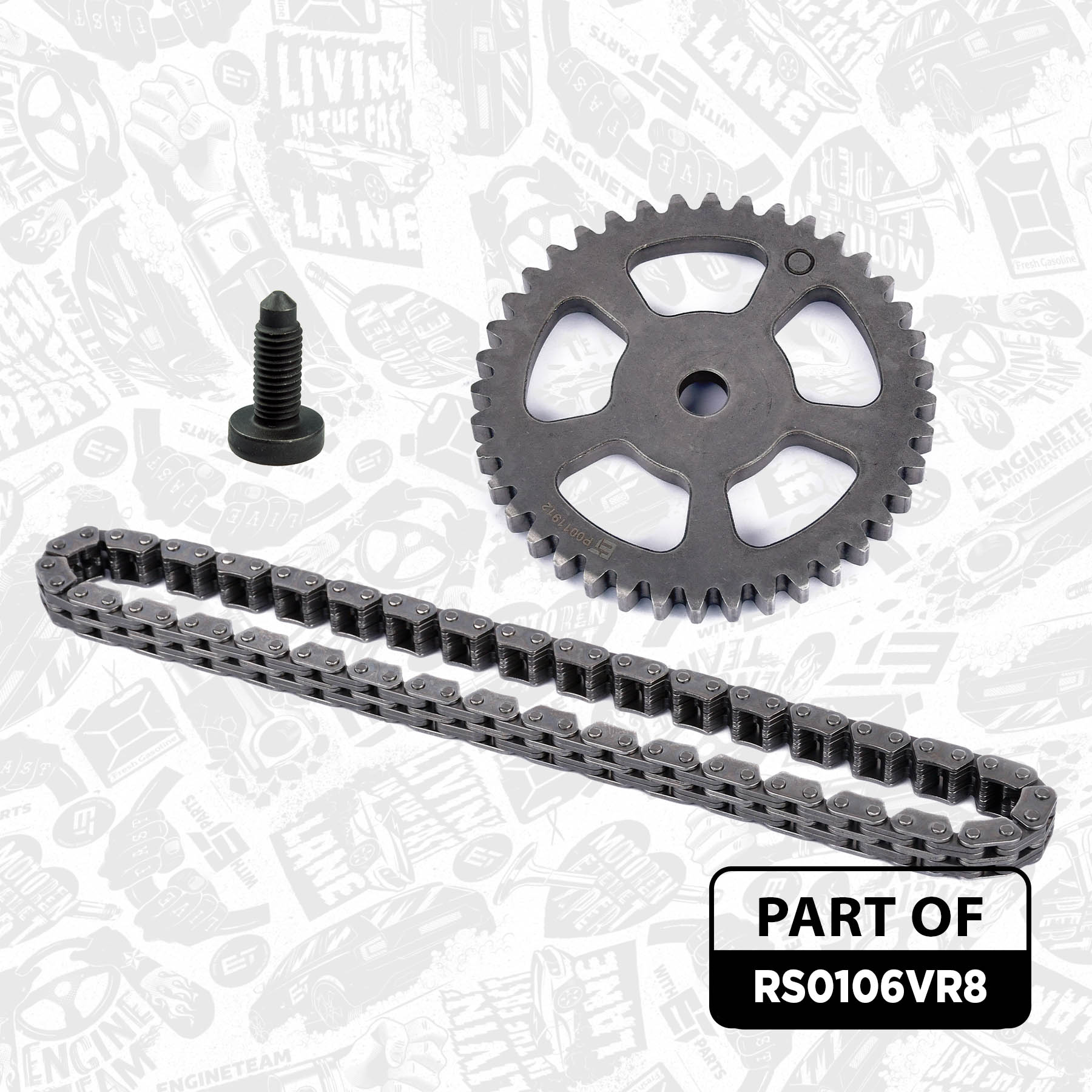 Timing Chain Kit - RS0106VR8 ET ENGINETEAM - 03F105209G, 03F109158G ...