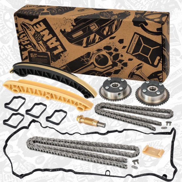 RS0108, Timing Chain Kit, ET ENGINETEAM, Mercedes-Benz C-Class E-Class Sprinter CLK CLC M 271.910 M 271.942 2005+, 0009932176, 0039979794, 0049972494, 11318671014, A0009932176, A0049972494, 0009932076, 2710500411, 2710500611, 2710500311, A2710500611, A2710500411, A2710500311, A2710521116, 2710521116, A2710521016, 2710521016, A2710520416, 2710520416, 2710500900, 2710500800, 2710500647, 2710500947, 2710501447, A2710501447, A2710500947, 2710160921, 2710161321