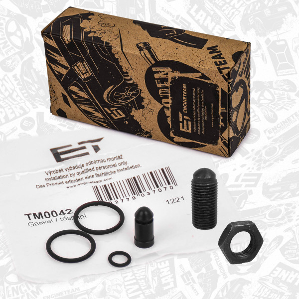 Seal Kit, injector nozzle + bolt - TM0042VR1 ET ENGINETEAM - 03G198051D, WHT000530, 038109451B