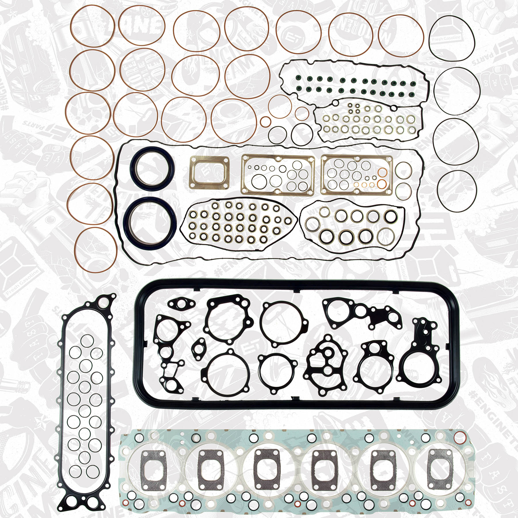 Full Gasket Kit, engine - TS0012 ET ENGINETEAM - 2996135, 01-34065 