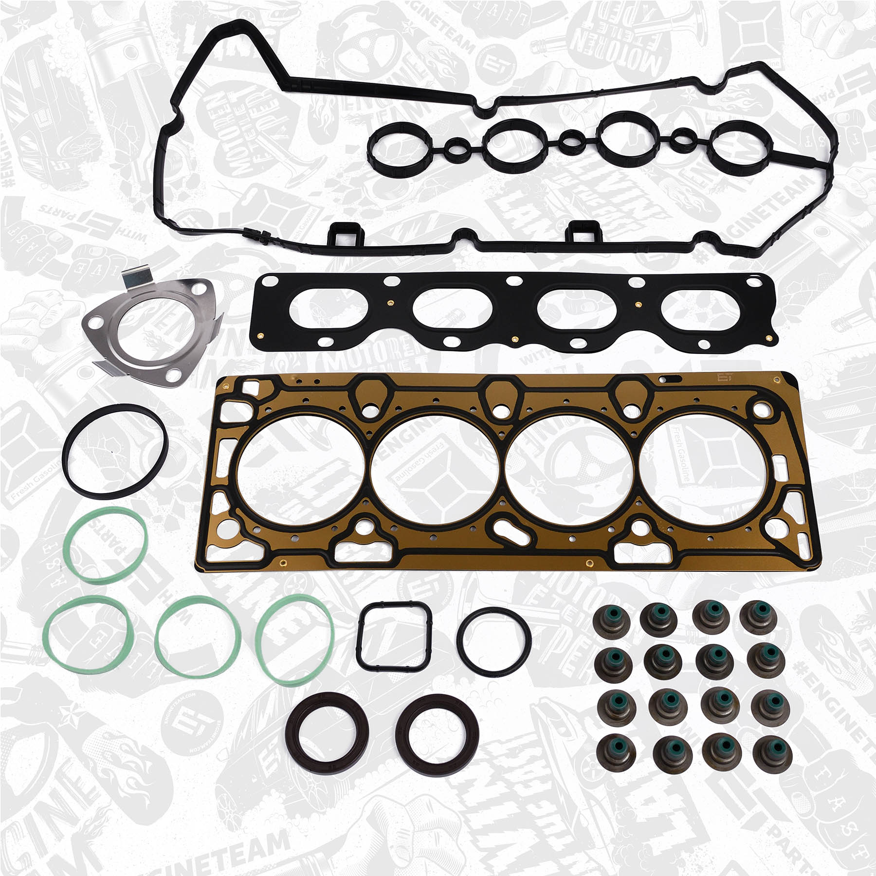 Gasket Kit, cylinder head TS0036 ET 1606537, 93186911